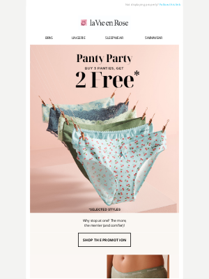 La Vie en Rose (Canada) - Every outfit deserves the right pair
