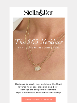 Stella & Dot - The perfectly layered $65 necklace