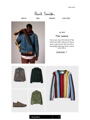 Paul Smith (United Kingdom) - New now: all the latest arrivals at Paul Smith