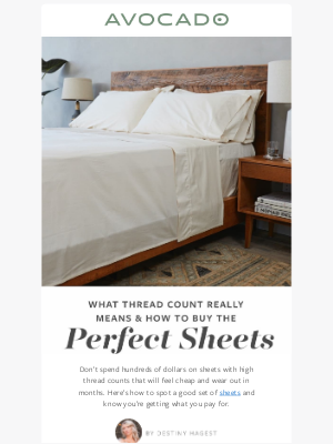 Avocado Green Mattress - Thread Count Explained: The Secret to Softer Sheets