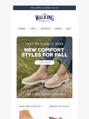 The Walking Company - Fall Styles & Best Sellers Are Here! 🍂