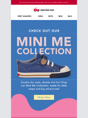 Mini Me Drop! Matching Sneakers for Littles & Littler Littles