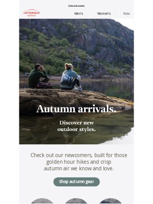 Cotswold Outdoor (United Kingdom) - 🧥 Fresh arrivals for crisp days