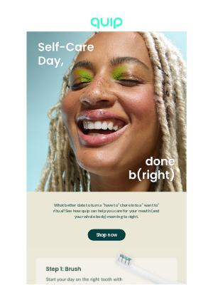 quip - Hey, you! Self-Care Day is here 🫵❤️