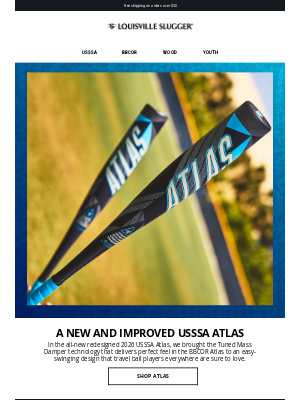 DeMarini Sports Inc - NOW AVAILABLE: The all-new 2026 USSSA Atlas
