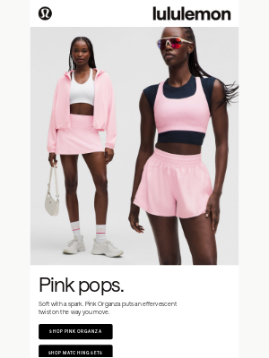 Lululemon - A new pink sensation is here