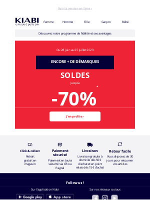 Kiabi France - Soldes: Encore + de démarques