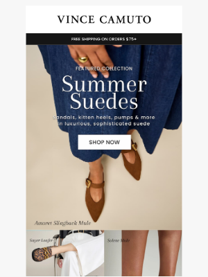 Vince Camuto - Suedes for Summer