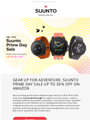 Suunto Prime Day Sale Up to 39 % Off on Amazon