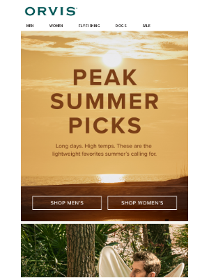 Orvis - Don’t miss these peak summer picks