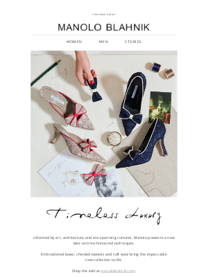 Manolo Blahnik - Timeless Luxury | Shop New Season Arrivals