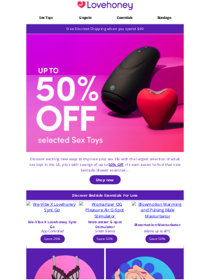 Lovehoney - Got time for a QUICKIE? 👀
