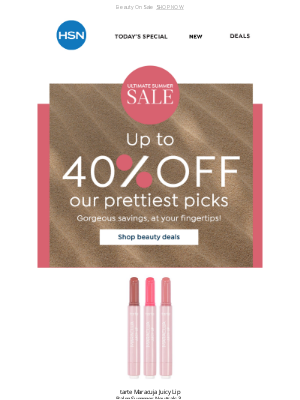 Home Shopping Network - Glow Up Your Beauty Routine: Shop Tarte and More Sale Prices!