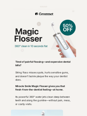 The Grommet - 🦷 Hate flossing? Try this instead.