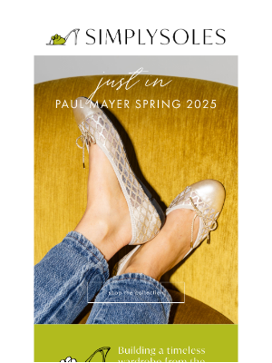 Simply Soles - Paul Mayer: Spring 2025