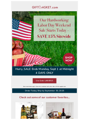 Our Biggest Sale of the Year – Save 15%