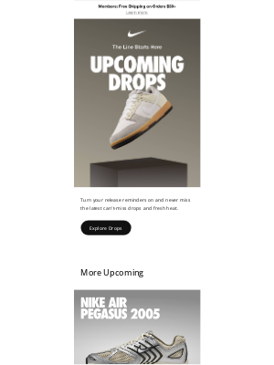 Nike - Upcoming drops