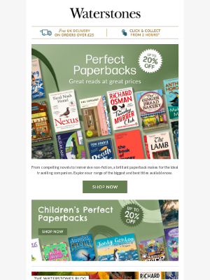 Waterstones (United Kingdom) - Perfect Paperbacks