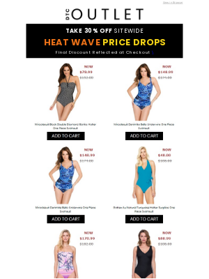 Nicole Miller - Heat Wave Price Drops 😎 30% Off Swimwear