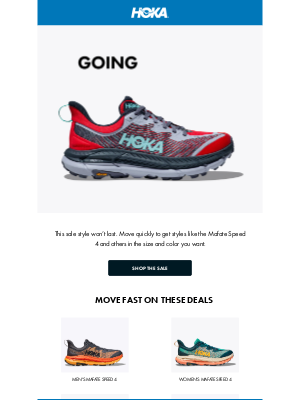 HOKA ONE ONE - On sale and selling out