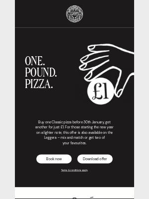 PizzaExpress (United Kingdom) - One. Pound. Pizza.