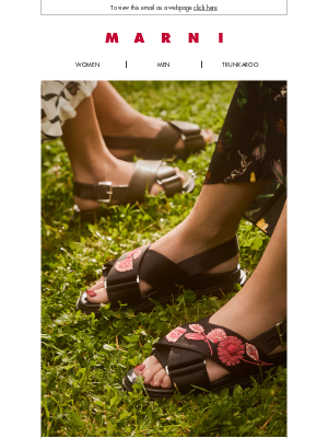 Marni - Sandals that carry your story