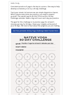 NATIVE YOGA CENTER - Are you ready for the challenge?