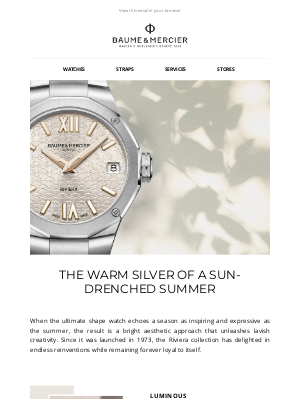 Baume & Mercier - A sport-chic spirit inspired by the French Riviera