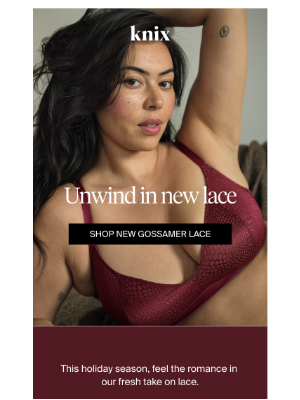 Knix - Just Dropped! Gossamer Lace Collection 😍