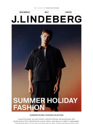 J.Lindeberg - NEW | Summer Holiday Fashion Collection
