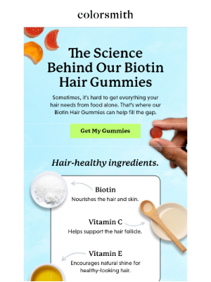 Colorsmith - Your hair growth routine just got better. 💪