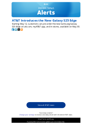 AT&T - AT&T Introduces the New Galaxy S25 Edge