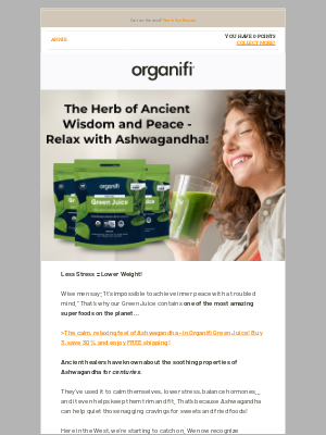 Organifi - Pay 30% less for Organifi Green Juice!