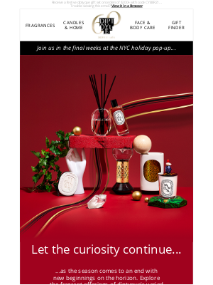 diptyque Paris - Let the curiosity continue...