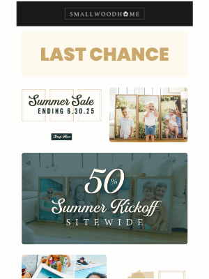 SmallwoodHome - Last Chance! 😍 HALF-OFF SUMMER SALE!