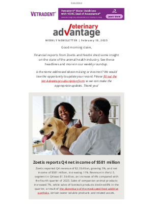 Vet-Advantage Magazine - AVMA-Endorsed Xylazine Legislation Reintroduced in Congress