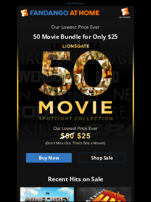 Vudu - Your Saturday Movie & TV Deals