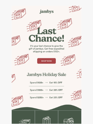 Jambys - Last Hours! Free Expedited Shipping on Orders $150+ 🎄