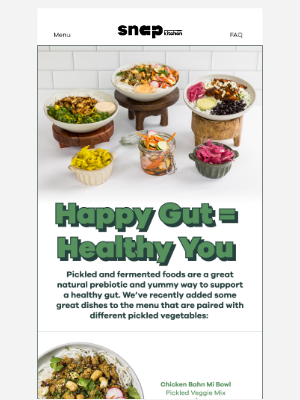 Snap Kitchen - An easy solution for gut health