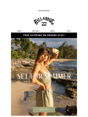 Billabong - All set for summer plans