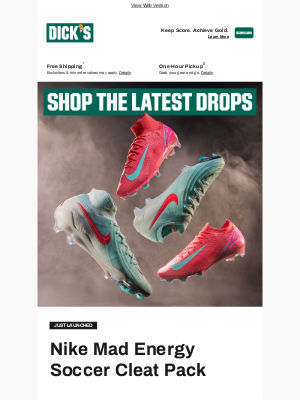 GameChanger Media, Inc. - Just launched!🔥 Nike Mad Energy soccer cleat pack