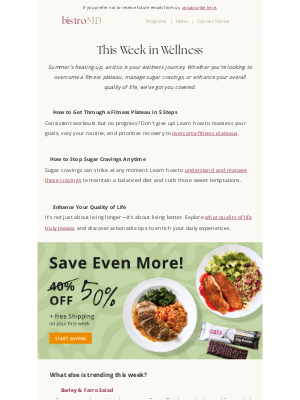 BistroMD - Break Through Your Fitness Plateau & Curb Sugar Cravings