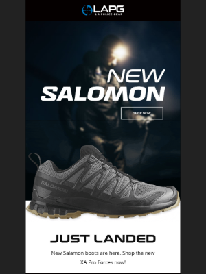 La Police Gear - New Salomon Boots have landed!