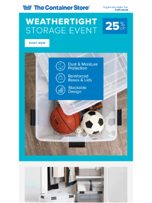 The Container Store - The Secret To All-Season Storage