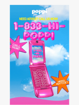 Poppi - oh, hi caller… poppi’s hotline is BACK! 📞💋