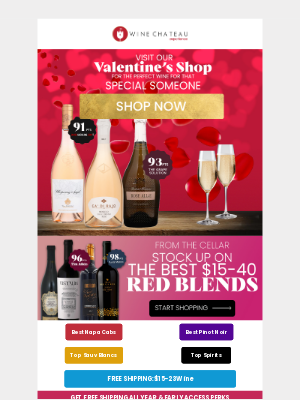 Wine Chateau - The Perfect Valentine's Day Wine