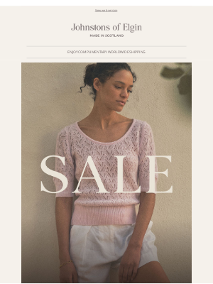 Johnstons of Elgin - Further Reductions | Up to 40% Off