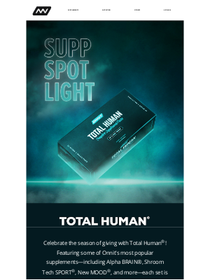 Onnit - Celebrate the season of giving with Total Human®!