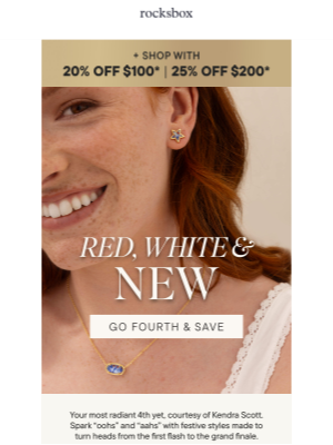 Rocksbox - New Kendra Scott: 4th of July Edit