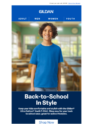 Gildan - Ready, Set, Style for School